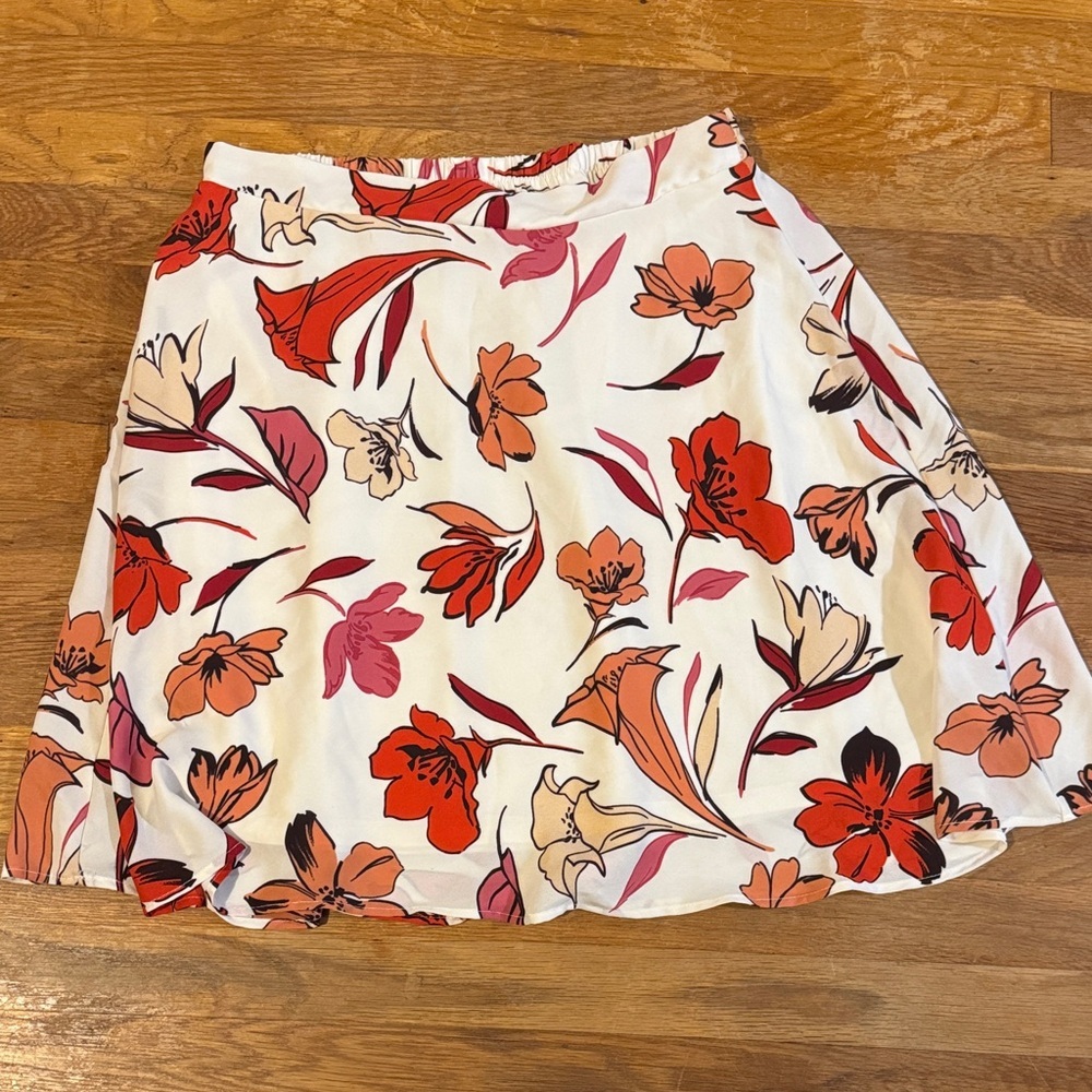 Floral Print Women's Mini Skirt